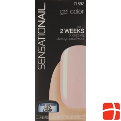 Sensationail gel polish babydoll pink