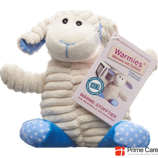 Warmies PURE heat soft toy sheep asterisk