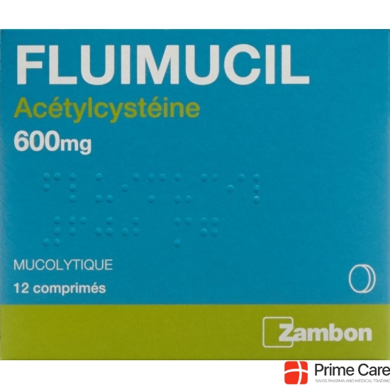 Fluimucil 600 mg (new) 12 tablets