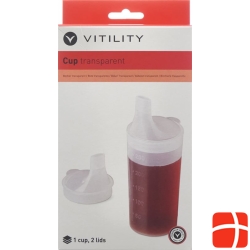 Vitility cup transparent