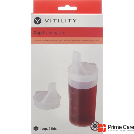 Vitility cup transparent