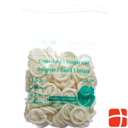 Gribi finger cots latex L sterile 100 pcs