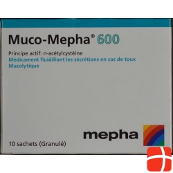 Muco Mepha granules 600 mg 10 sachets