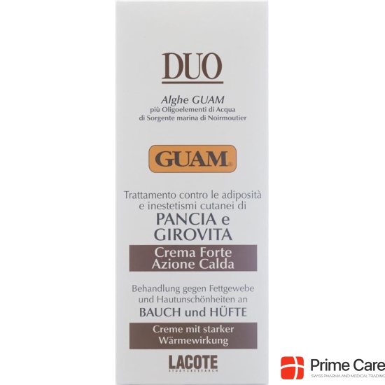 GUAM DUO cream abdominal + hip warming 150 ml