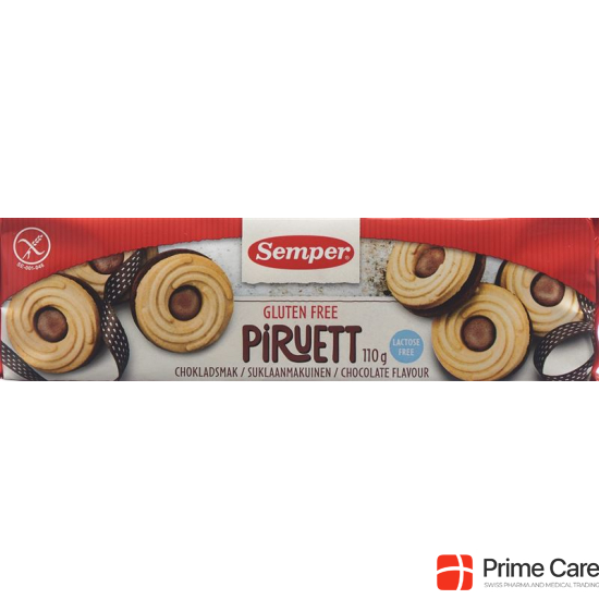 Semper Piruett biscuit Choco gluten-free 110 g