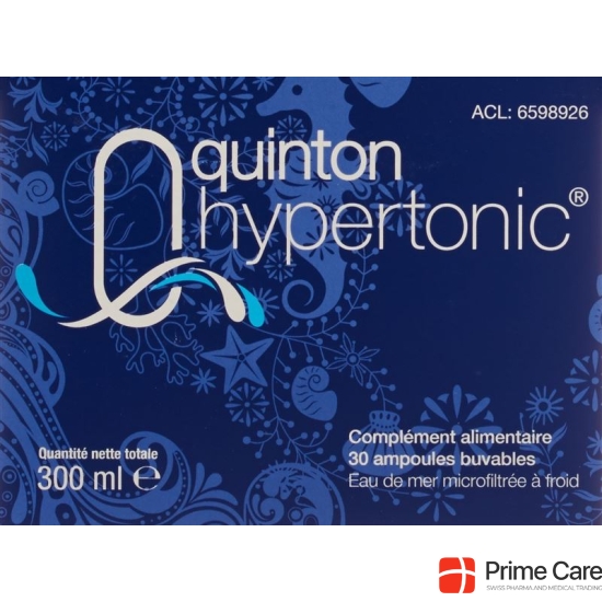 Quinton Hypertonic 21g / l 30 pcs Trinkamp