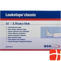 Leukotape classic economy strapping tape 10mx3.75cm white 12 pcs