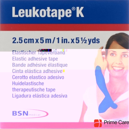 Leukotape K paving binder 5mx2.5cm blue