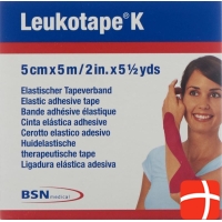 Leukotape K paving binder 5mx5cm pink