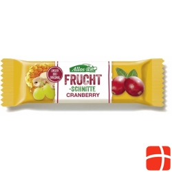 Allos Cranberry Fruit Bar 40 g Bio