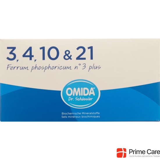 Omida Schüssler Nr3 Iron phosphate plus Plv Btl 12 pcs