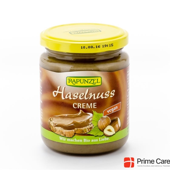 Rapunzel hazelnut cream 250g glass