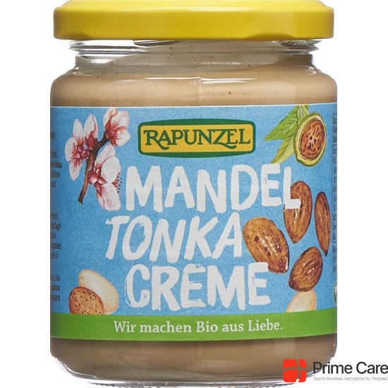 Rapunzel Cream Almond Tonka glass 250 g