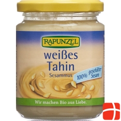 Rapunzel Tahini without salt white glass 250 g