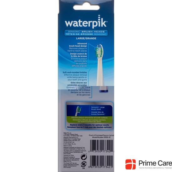 Waterpik brush Standard SRRB-3E 3 pcs