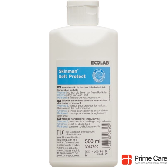 Skinman Soft Prot Alk Händedesinfekt 500ml buy online