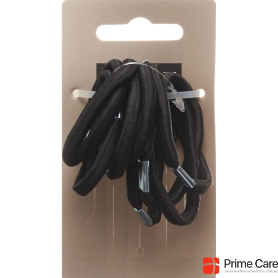 Trisa elastic thick black 10 pcs