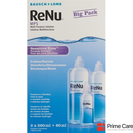 Bausch Lomb Renu MPS Big Box 2 x 360ml buy online