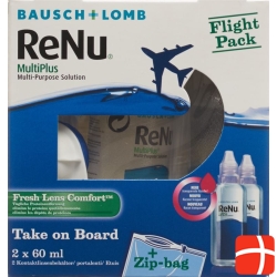 Bausch Lomb Renu Multi Plus Flight Pack 2 x 60 ml