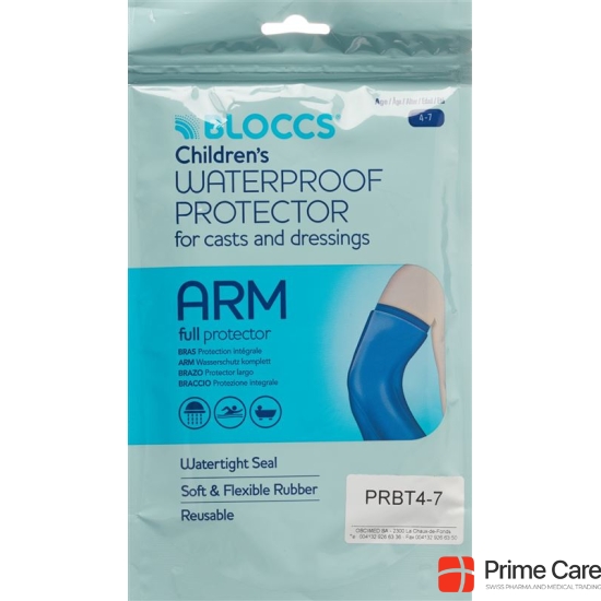 Bloccs bath and shower water protection for the arm 17-28 / 51cm child