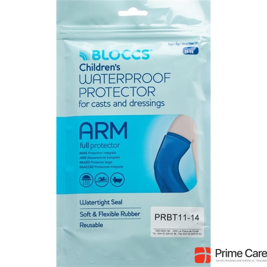 Bloccs bath and shower water protection for the arm 20-33 / 66cm child