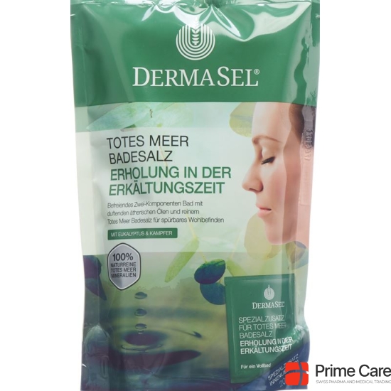 Dermasel bath salts Colds + 20ml Btl 400g