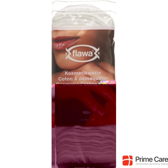 Flawa Classic cosmetics cotton pre-portioned 100% cotton 100 g