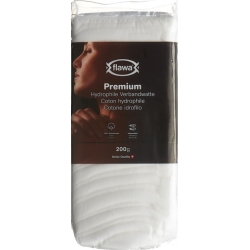 Flawa Premium hydrophilic absorbent cotton 100% cotton 200 g