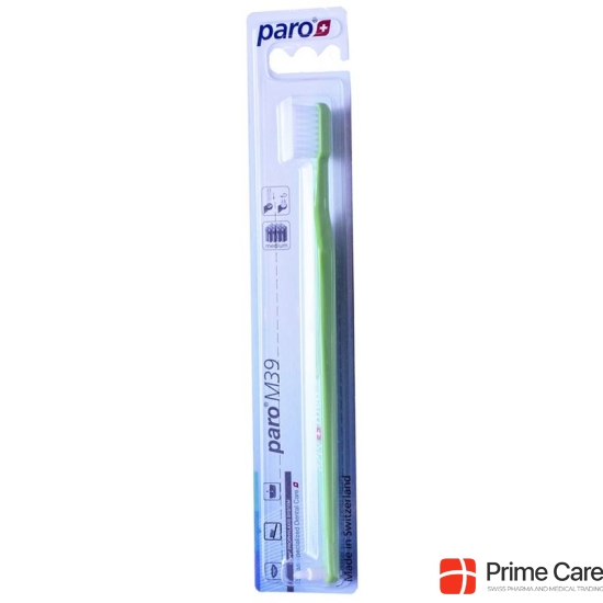 Paro toothbrush M39 medium with Interspace Blist