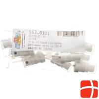 Anwander round Fine spray atomizer 100ml white 10 pcs
