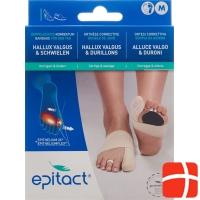 Epitact flexible double protective bandage correction hallux valgus DAY M 21.5-23cm right