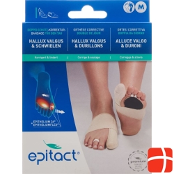 Epitact flexible double protective bandage correction hallux valgus DAY M 21.5-23cm right