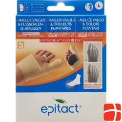 Epitact flexible double protective bandage correction hallux valgus TAG L 23-24.5cm right