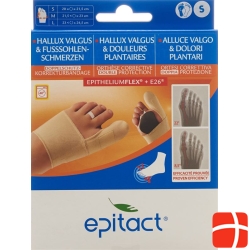 Epitact flexible double protective bandage correction hallux valgus TAG S 20-21.5cm left