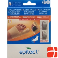 Epitact flexible double protective bandage correction hallux valgus TAG L 23-24.5cm left