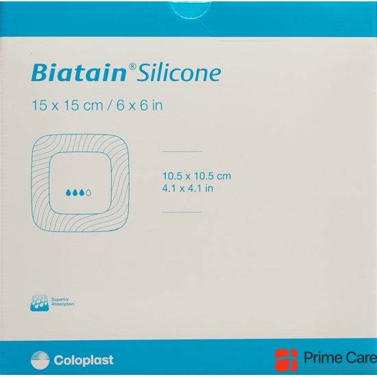 Biatain Silicone Foam Dressing 15x15cm self-adhesive 5 pcs