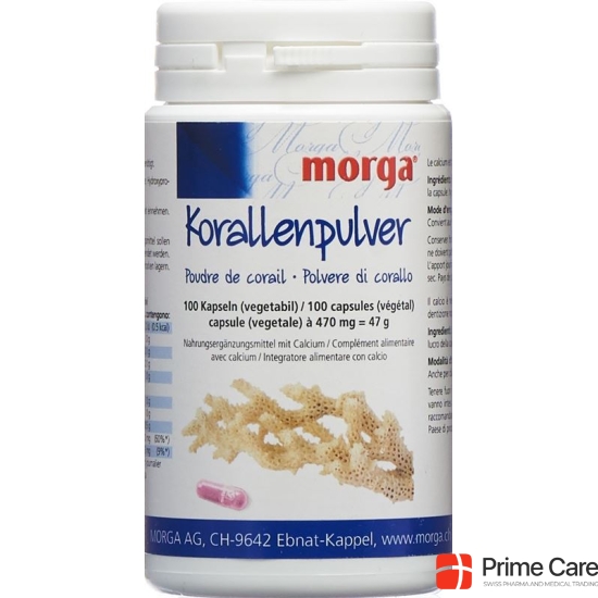 Morga coral powder Vegicaps 100 pcs