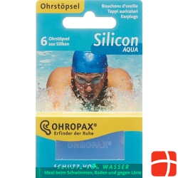 Ohropax silicone Aqua 6 pcs