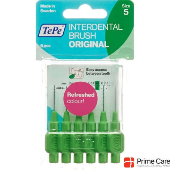 TePe Interdental Brush 0.8mm green Blist 6 pcs