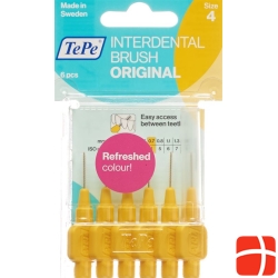 TePe Interdental Brush 0.7mm yellow Blist 6 pcs