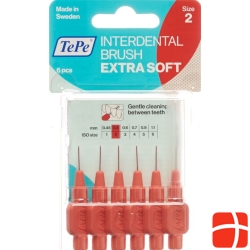 TePe interdental brush 0.50mm x-soft red Blist 6 pcs