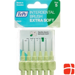 TePe Interdental Brush 0.8mm x-soft green Blist 6 pcs