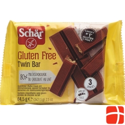 Twin archipelago bar snack with chocolate gluten-free 3 x 21.5 g