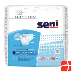 Super Seni incontinence briefs XS 1. suction force closed system breathable 10 pcs