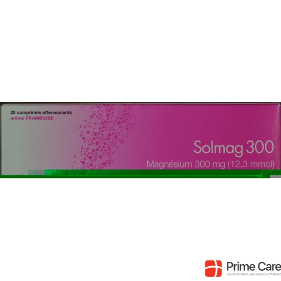 Solmag 300 Brausetabl raspberry flavor Ds 20 pcs