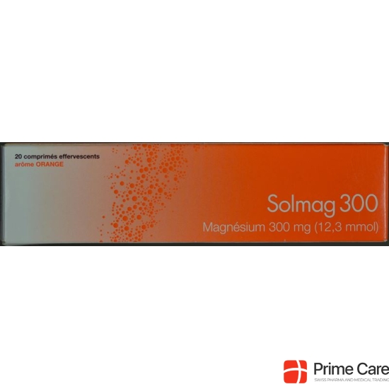 Solmag 300 Brausetabl orange flavor Ds 20 pcs