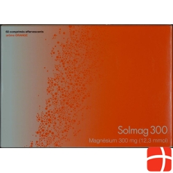 Solmag 300 Brausetabl orange flavor Ds 60 pcs