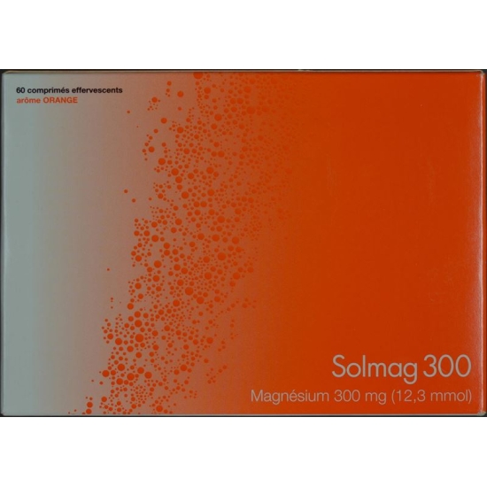 Solmag 300 Brausetabl orange flavor Ds 60 pcs