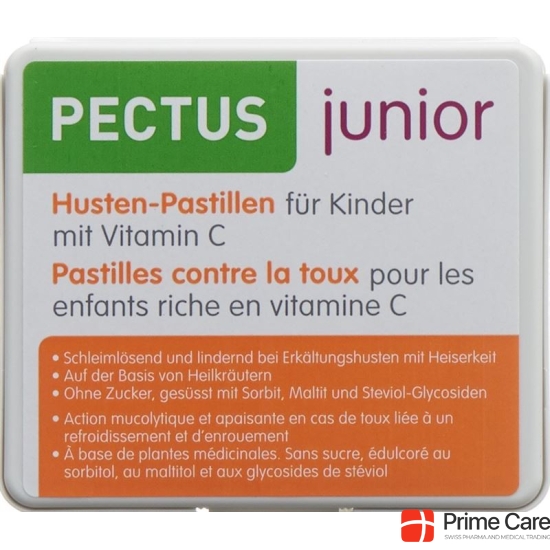 Pectus Junior cough drops for children with vitamin C Ds 24 pcs