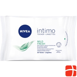 Nivea Intimo Natural Fresh wipes 20 pieces